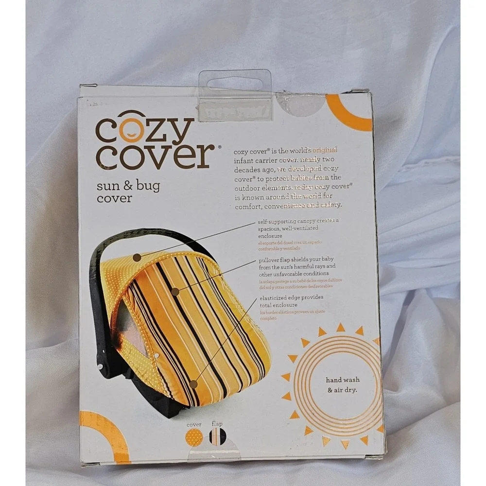 Cozy Cover Sun & Bug Cover‎ Infant Carrier Cover Spring Or Summer